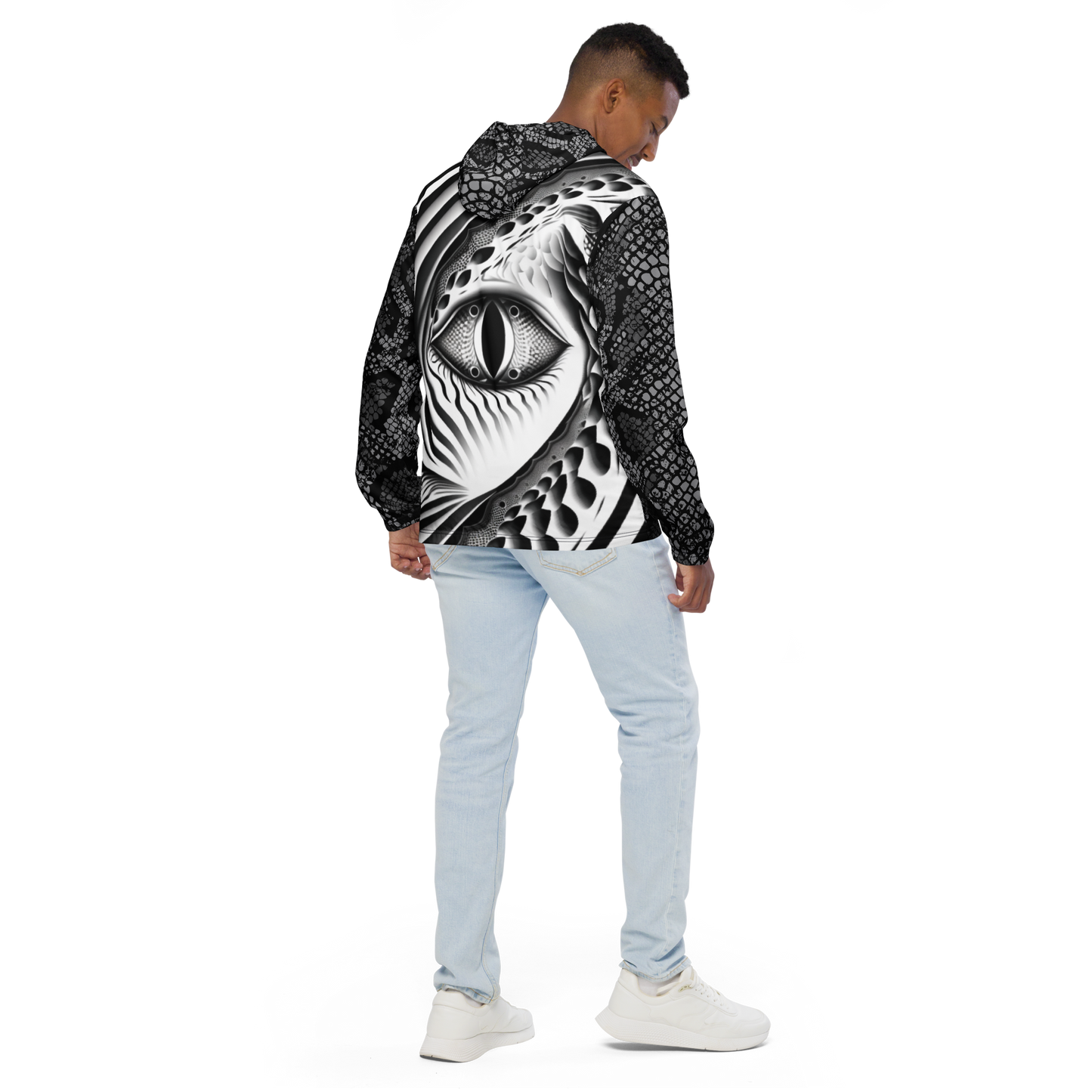 snakeskin windbreaker