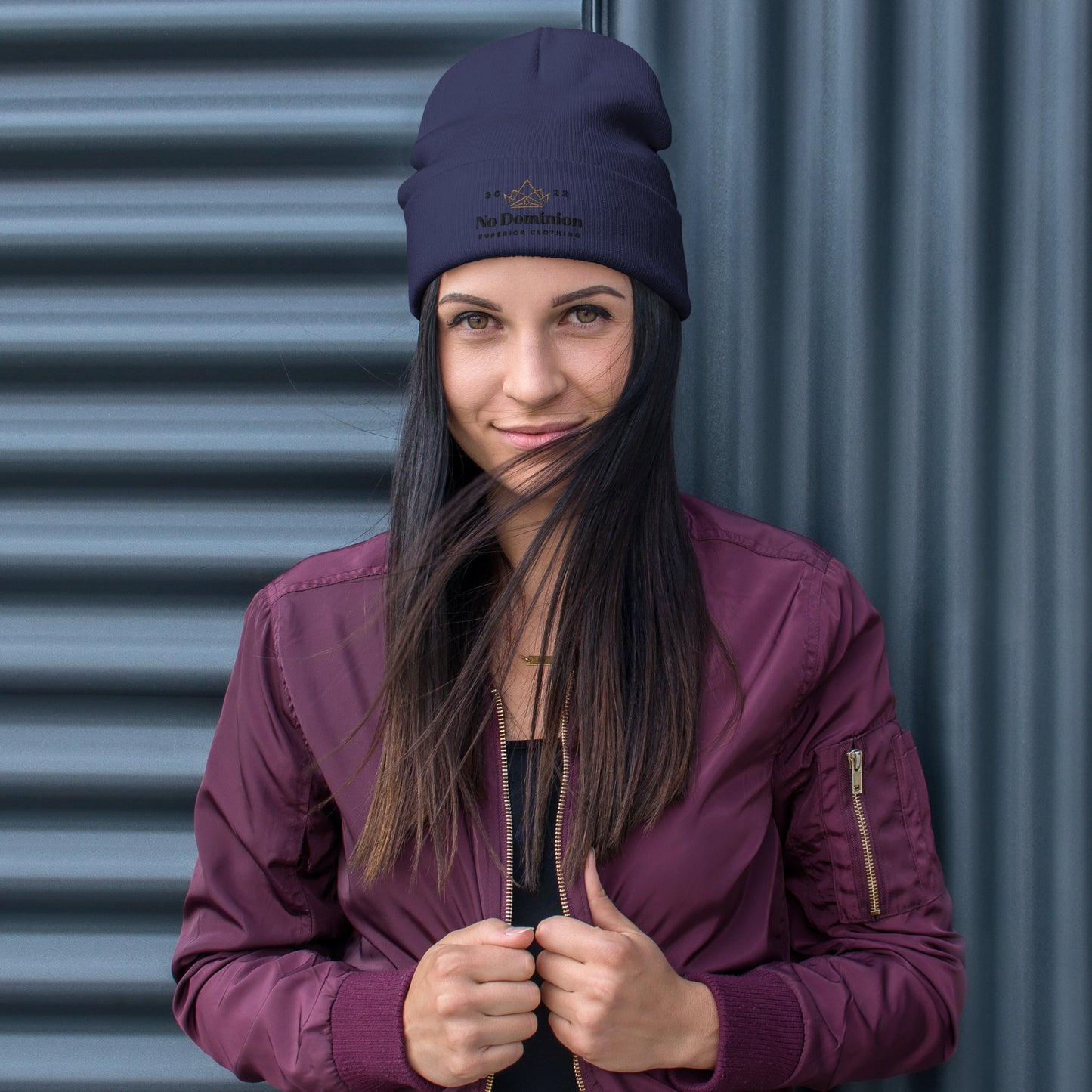 ND superior Embroidered Beanie
